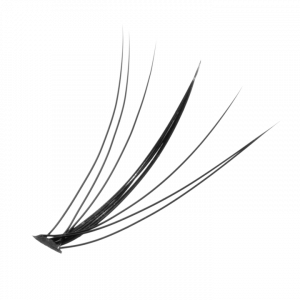 Набор ресниц в пучках 10, 12 мм